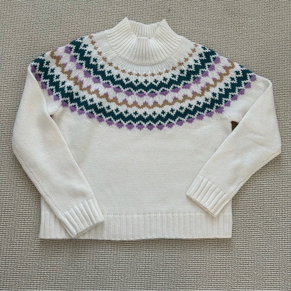 Mockneck Fairisle Sweater - Picture 2 of 4